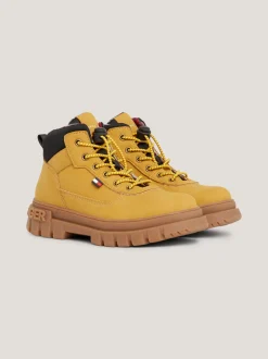 Obuwie I Akcesoria*Tommy Hilfiger Buty Do Kostki Na Podeszwie Z Protektorem OCHRE/BLACK