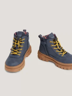 Obuwie I Akcesoria*Tommy Hilfiger Buty Do Kostki Na Podeszwie Z Protektorem BLUE