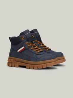 Obuwie I Akcesoria*Tommy Hilfiger Buty Do Kostki Na Podeszwie Z Protektorem BLUE