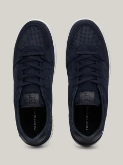 Sneakersy*Tommy Hilfiger Buty Do Koszykówki Z Nubuku DESERT SKY