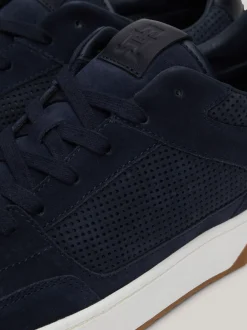 Sneakersy*Tommy Hilfiger Buty Do Koszykówki Z Nubuku DESERT SKY