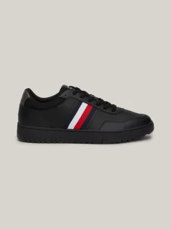 Sneakersy*Tommy Hilfiger Buty Do Koszykówki Z Sygnowaną Taśmą BLACK