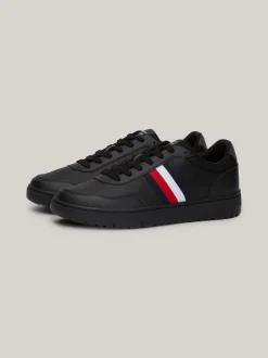 Sneakersy*Tommy Hilfiger Buty Do Koszykówki Z Sygnowaną Taśmą BLACK
