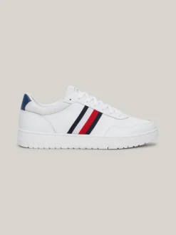 White Trainers|Sneakersy*Tommy Hilfiger Buty Do Koszykówki Z Sygnowaną Taśmą WHITE