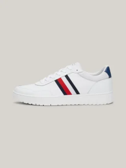 White Trainers|Sneakersy*Tommy Hilfiger Buty Do Koszykówki Z Sygnowaną Taśmą WHITE