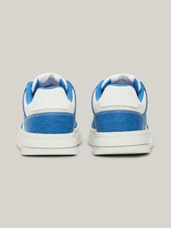Sneakersy*Tommy Hilfiger Buty Koszykarskie Brooklyn Ze Wstawkami Z Denimu COASTAL COBALT