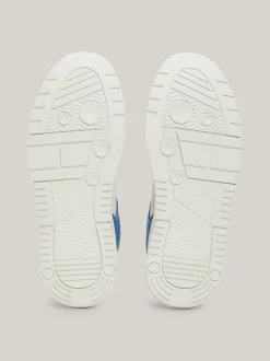 Sneakersy*Tommy Hilfiger Buty Koszykarskie Brooklyn Ze Wstawkami Z Denimu COASTAL COBALT
