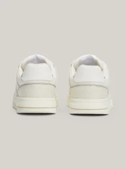 White Trainers|Sneakersy*Tommy Hilfiger Buty Koszykarskie Brooklyn Ze Wstawkami Z Denimu IVORY