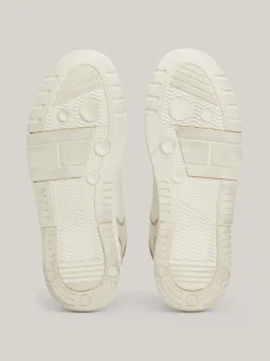 White Trainers|Sneakersy*Tommy Hilfiger Buty Koszykarskie Brooklyn Ze Wstawkami Z Denimu IVORY