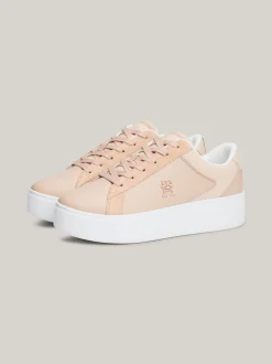 Sneakersy*Tommy Hilfiger Buty Sportowe Casual Chic Na Platformie PINK BLOOM