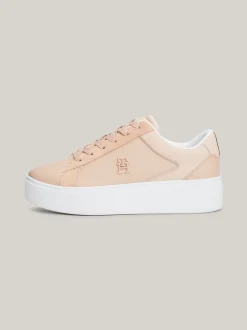 Sneakersy*Tommy Hilfiger Buty Sportowe Casual Chic Na Platformie PINK BLOOM