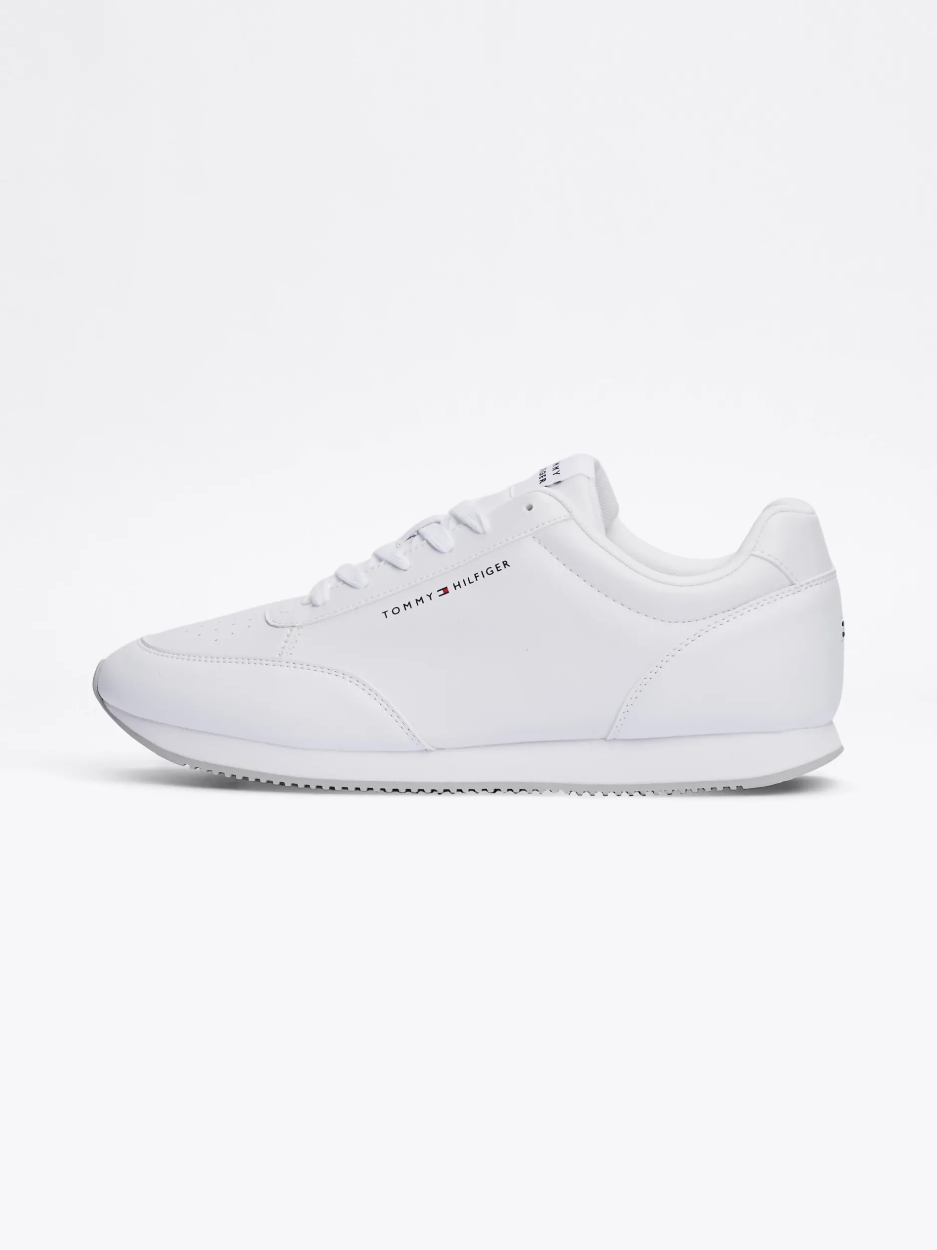 White Trainers|Sneakersy*Tommy Hilfiger Buty Sportowe Do Biegania Z Flagą Essential WHITE