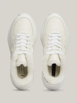 Sneakersy*Tommy Hilfiger Buty Sportowe Do Biegania Na Grubej Podeszwie ANCIENT WHITE