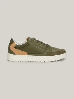 Sneakersy*Tommy Hilfiger Buty Sportowe Essential Z Kolorowym Designem UTILITY OLIVE