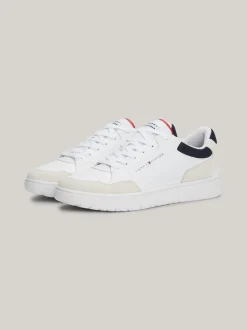 White Trainers|Sneakersy*Tommy Hilfiger Buty Sportowe Essential Z Kolorowym Designem WHITE