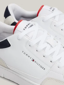 White Trainers|Sneakersy*Tommy Hilfiger Buty Sportowe Essential Z Kolorowym Designem WHITE