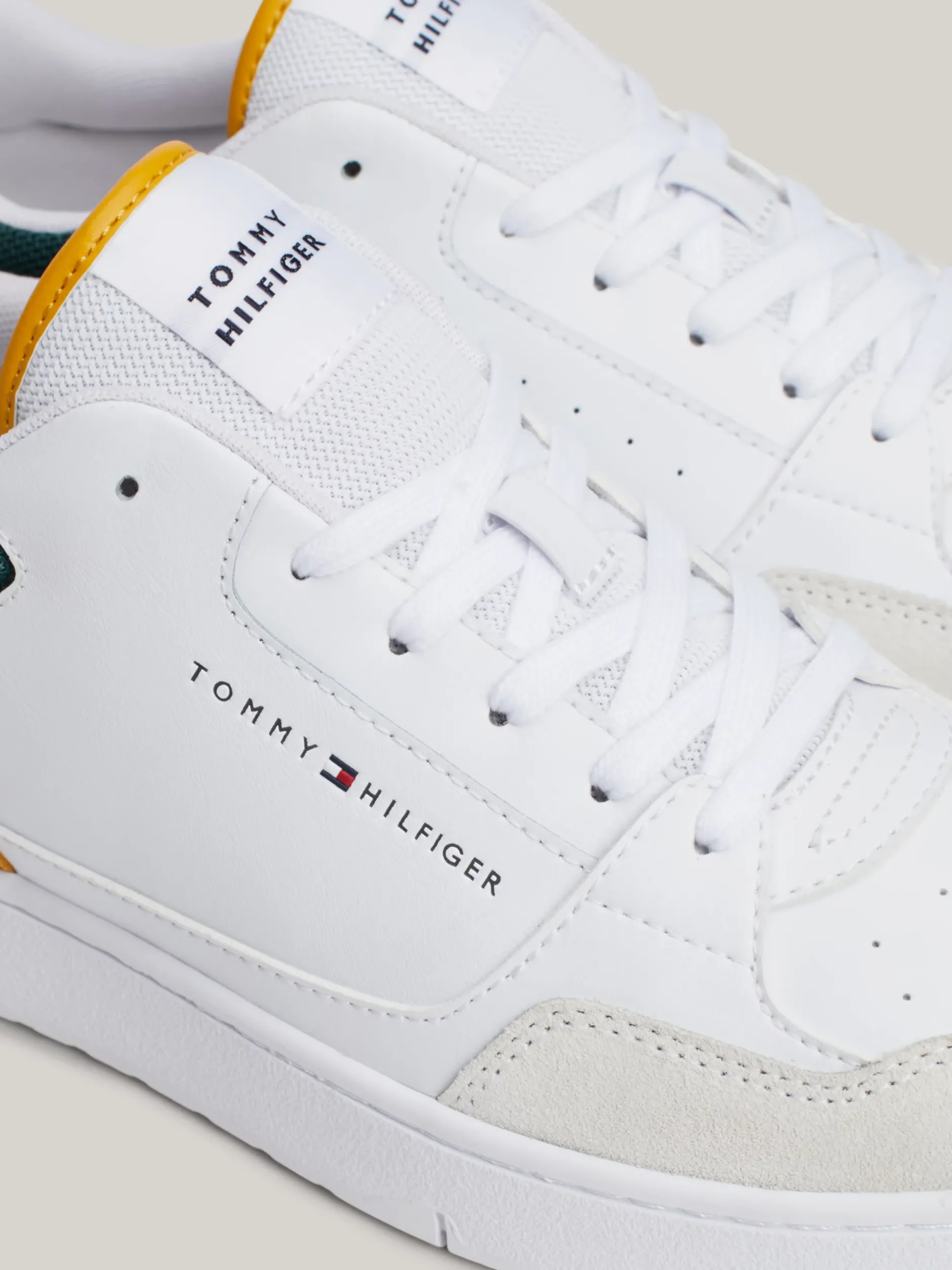 White Trainers|Sneakersy*Tommy Hilfiger Buty Sportowe Essential Z Kolorowym Designem CITY YELLOW