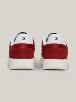Sneakersy*Tommy Hilfiger Buty Sportowe Heritage O Mieszanej Fakturze MAGMA RED