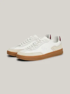 Sneakersy*Tommy Hilfiger Buty Sportowe Heritage Z Zamszu CLASSIC BEIGE