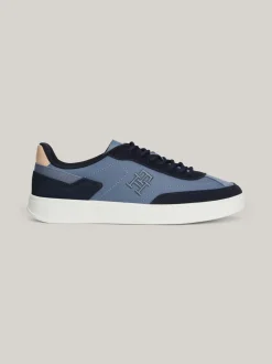 Sneakersy*Tommy Hilfiger Buty Sportowe Heritage Z Zamszu FADED INK