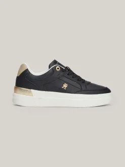 Sneakersy*Tommy Hilfiger Buty Sportowe Na Grubej Podeszwie BLACK
