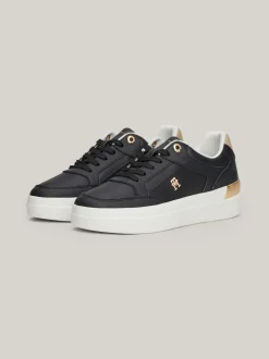 Sneakersy*Tommy Hilfiger Buty Sportowe Na Grubej Podeszwie BLACK