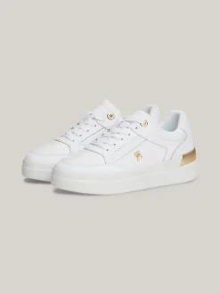 Sneakersy*Tommy Hilfiger Buty Sportowe Na Grubej Podeszwie WHITE