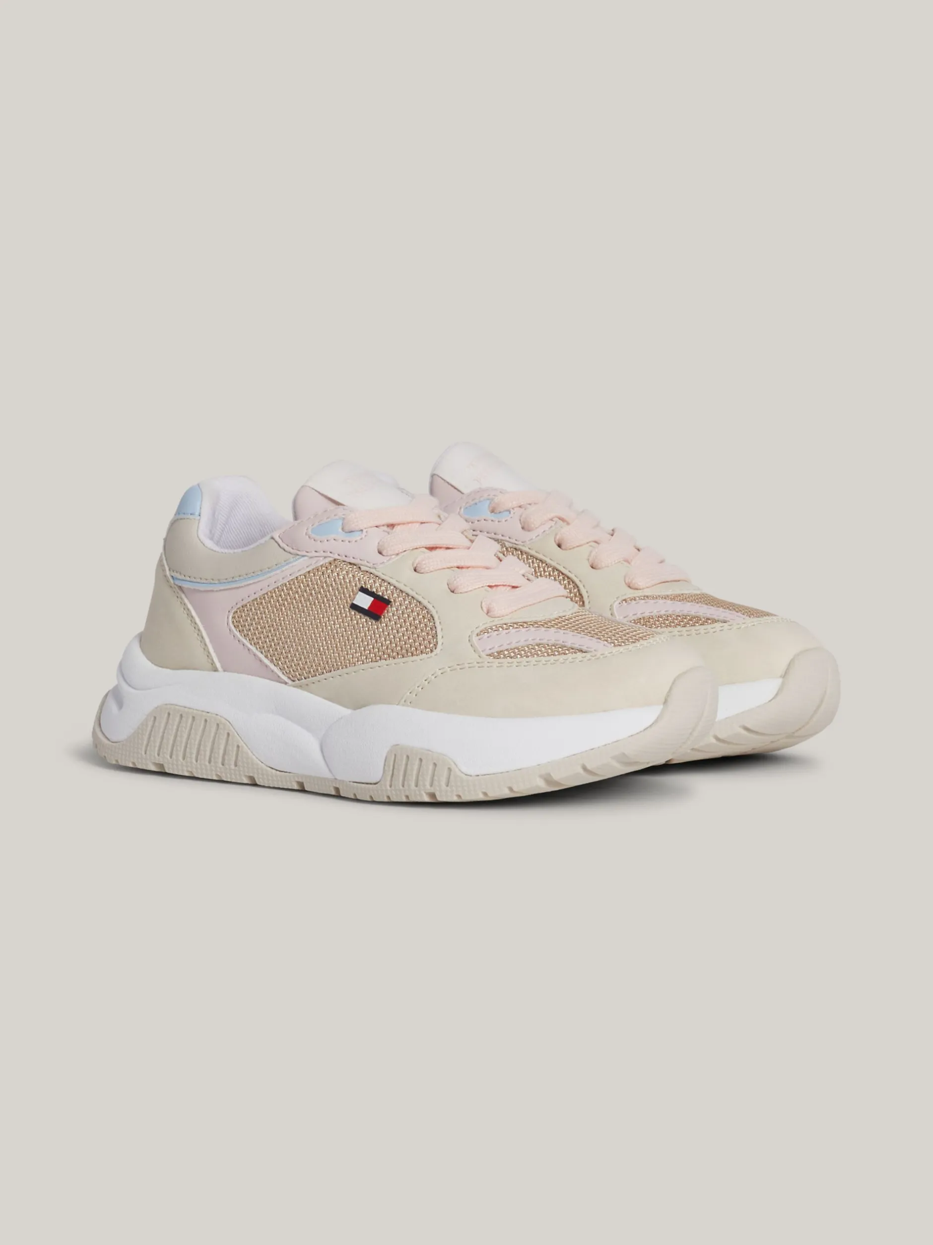 Obuwie I Akcesoria*Tommy Hilfiger Buty Sportowe Na Grubych Podeszwach BEIGE/PINK