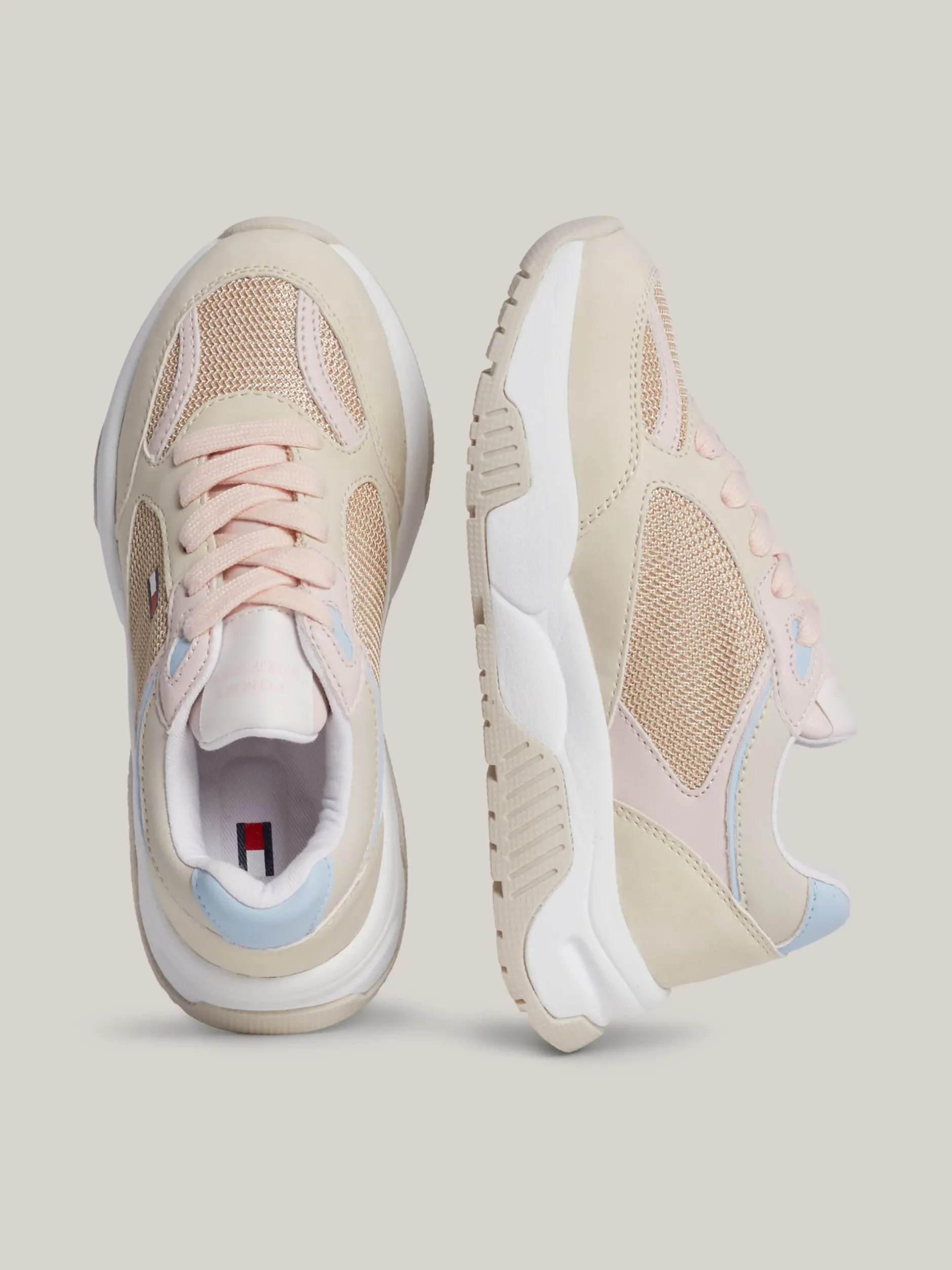 Obuwie I Akcesoria*Tommy Hilfiger Buty Sportowe Na Grubych Podeszwach BEIGE/PINK