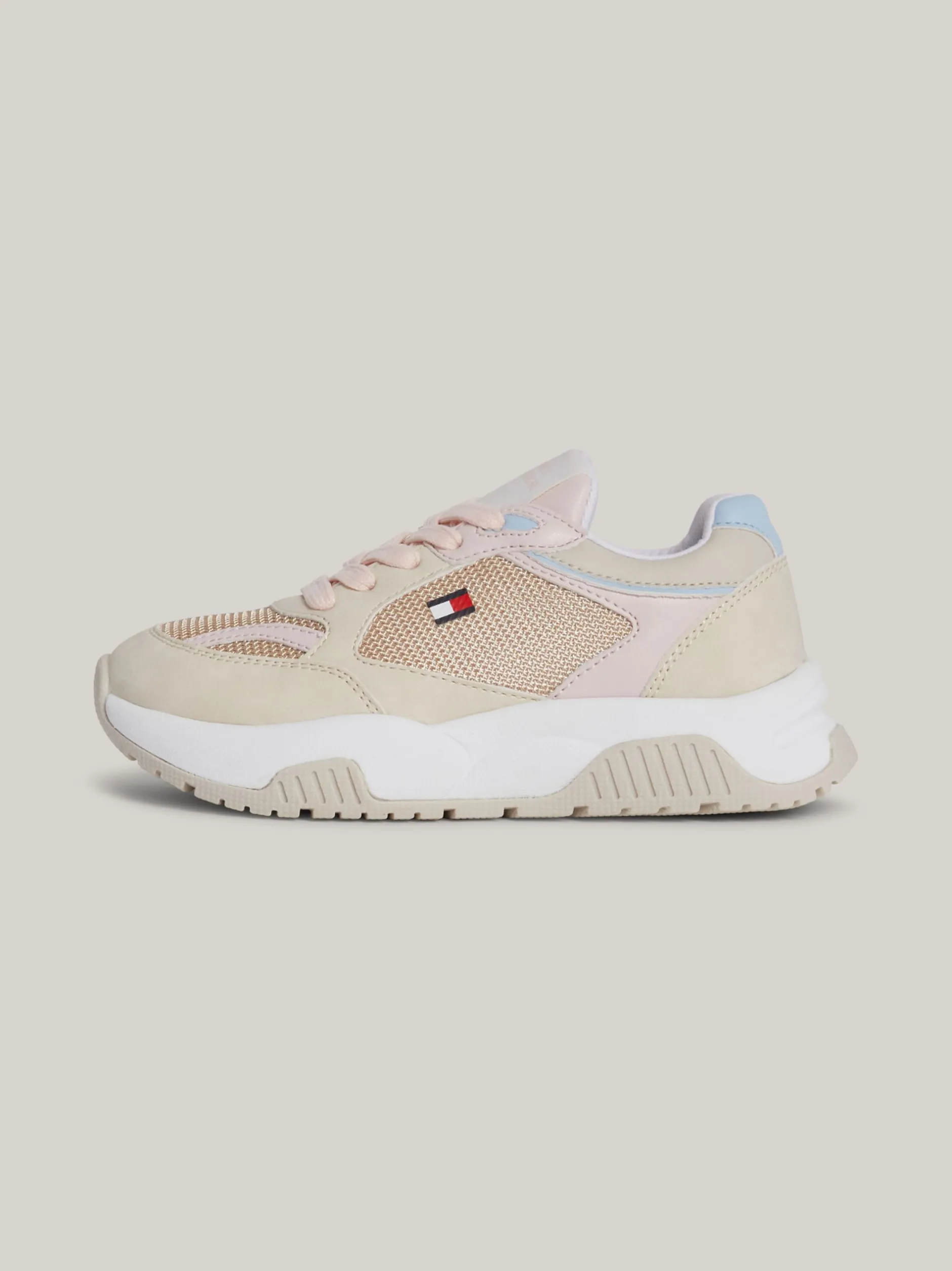 Obuwie I Akcesoria*Tommy Hilfiger Buty Sportowe Na Grubych Podeszwach BEIGE/PINK