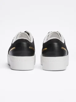 Sneakersy*Tommy Hilfiger Buty Sportowe Na Platformie Z Monogramem TH BLACK