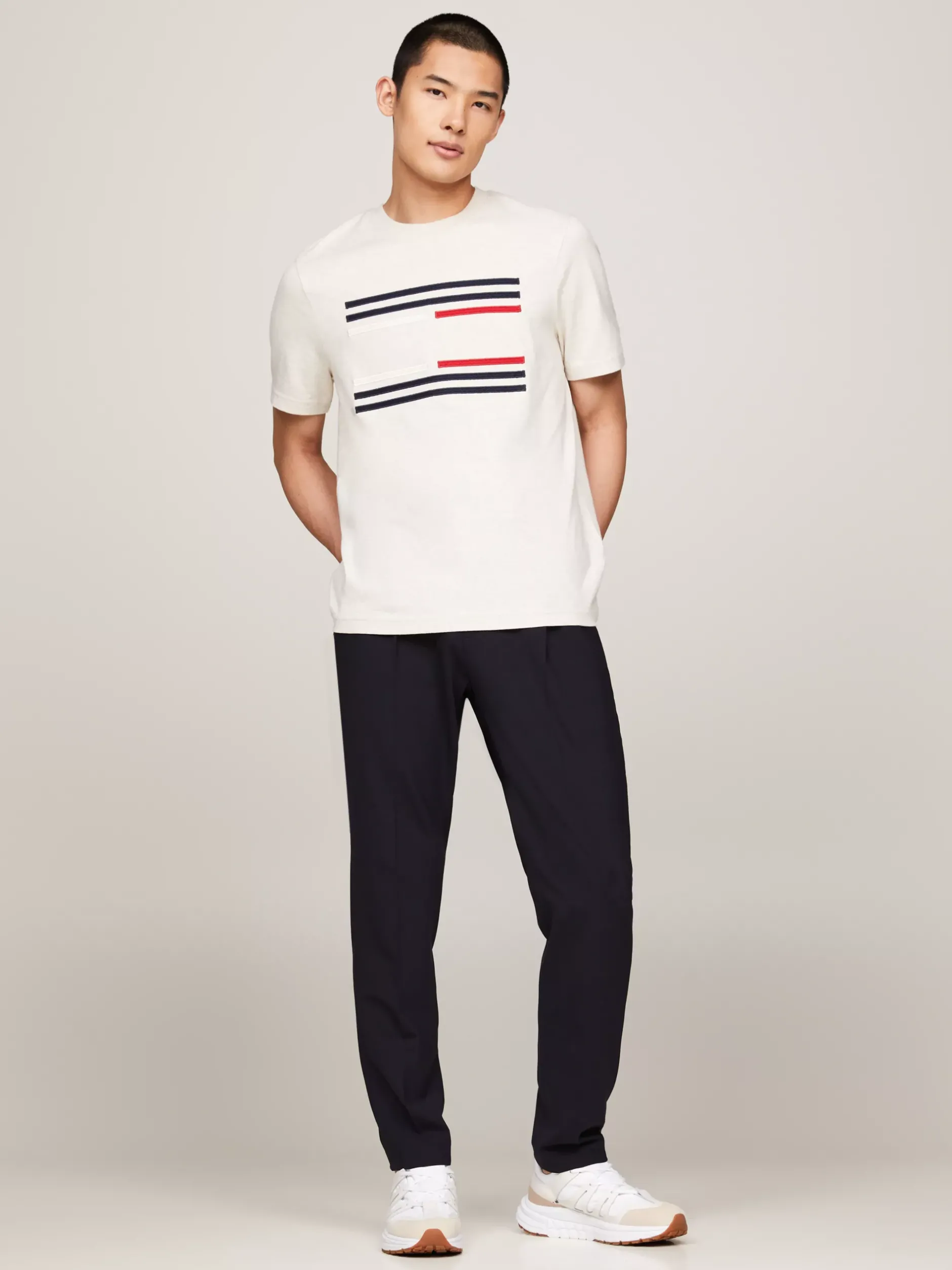 White Trainers|Sneakersy*Tommy Hilfiger Buty Sportowe Na Podeszwie Vibram ANCIENT WHITE