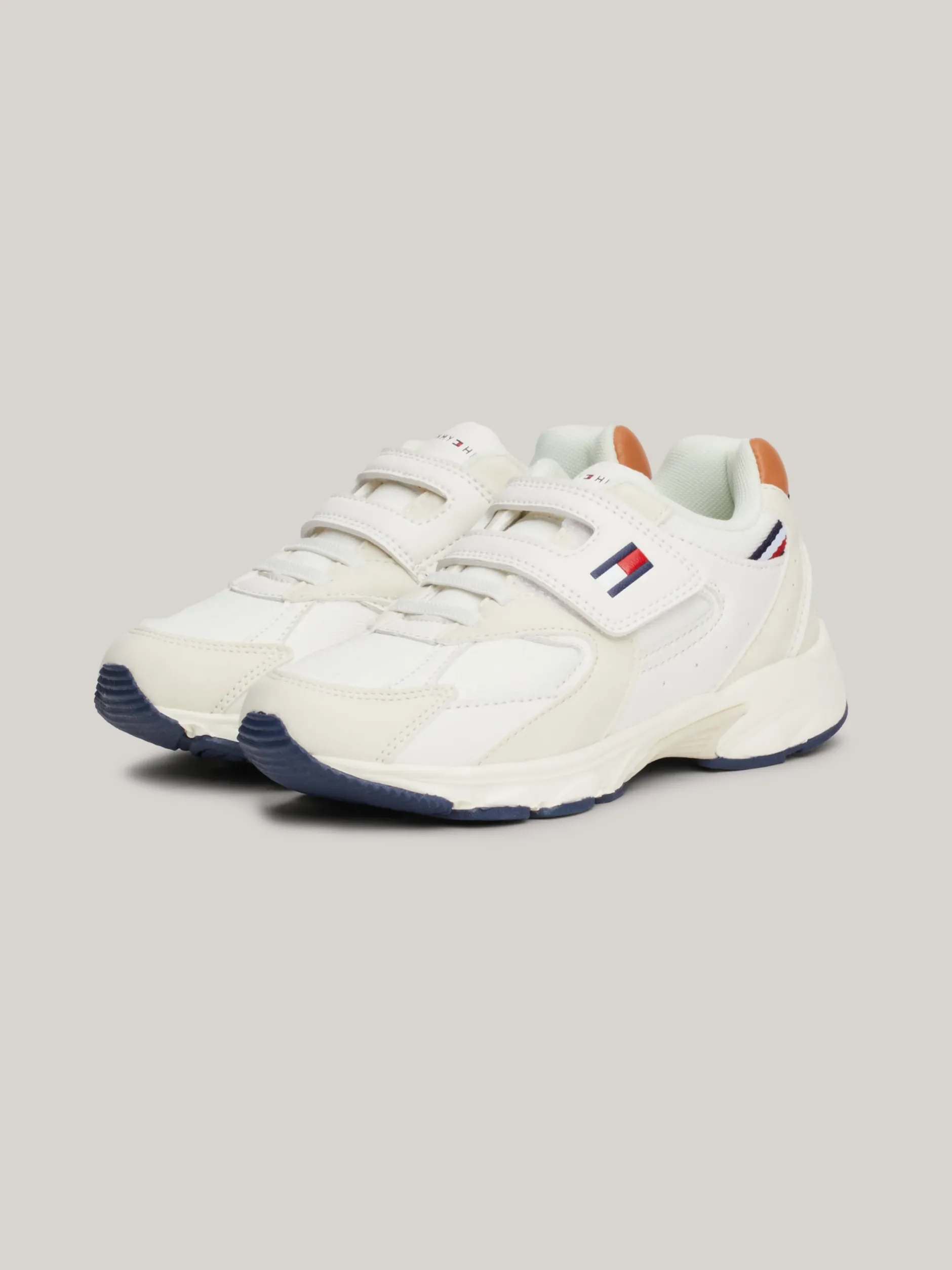 Obuwie I Akcesoria*Tommy Hilfiger Buty Sportowe O Mieszanej Fakturze BEIGE/TOBACCO
