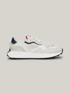 Sneakersy*Tommy Hilfiger Buty Sportowe O Mieszanej Fakturze RWB