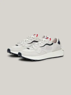 Sneakersy*Tommy Hilfiger Buty Sportowe O Mieszanej Fakturze RWB