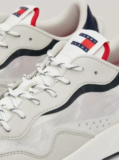 Sneakersy*Tommy Hilfiger Buty Sportowe O Mieszanej Fakturze RWB