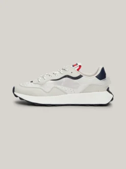 Sneakersy*Tommy Hilfiger Buty Sportowe O Mieszanej Fakturze RWB
