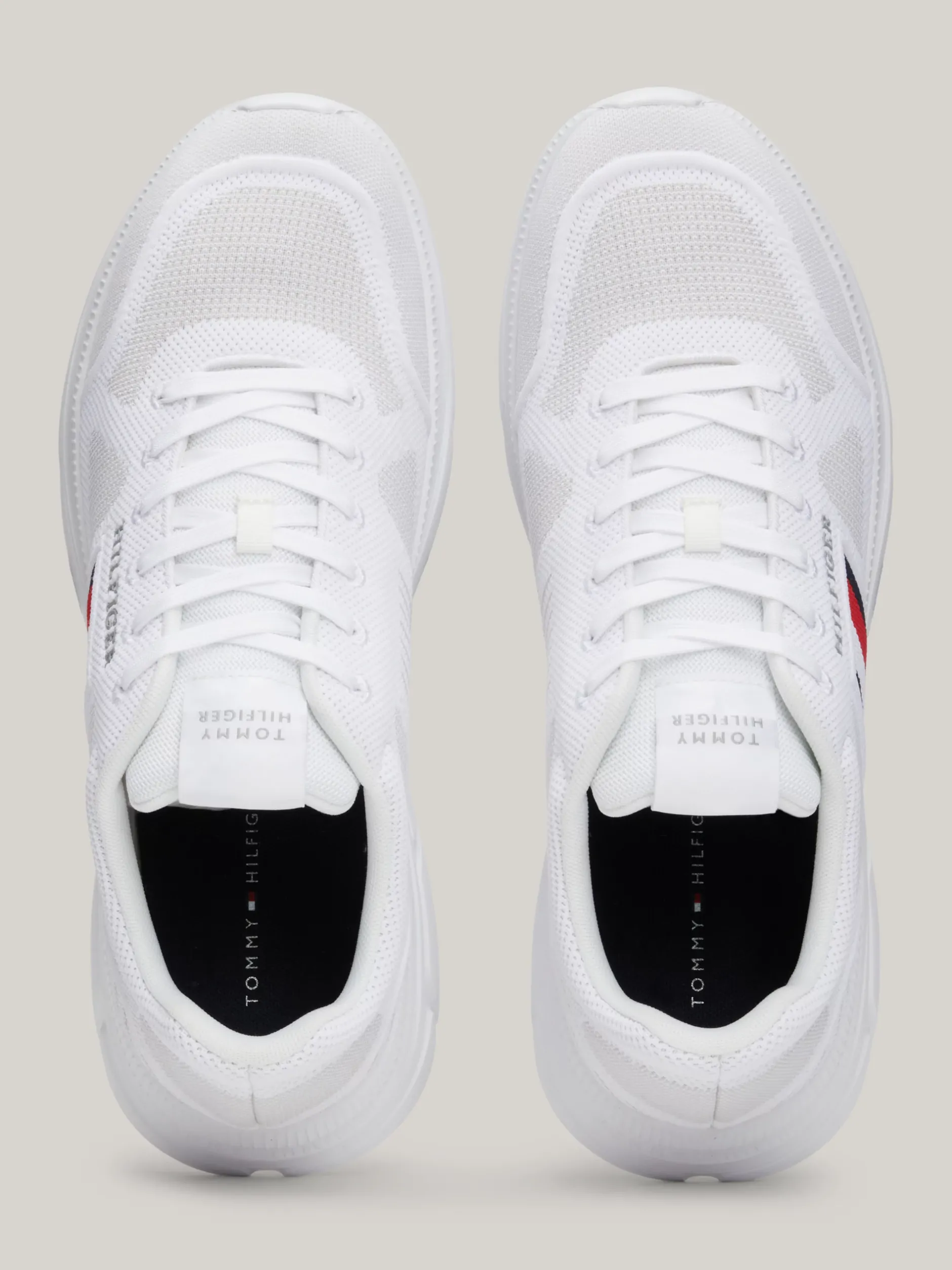 White Trainers|Sneakersy*Tommy Hilfiger Buty Sportowe Typu Runner WHITE