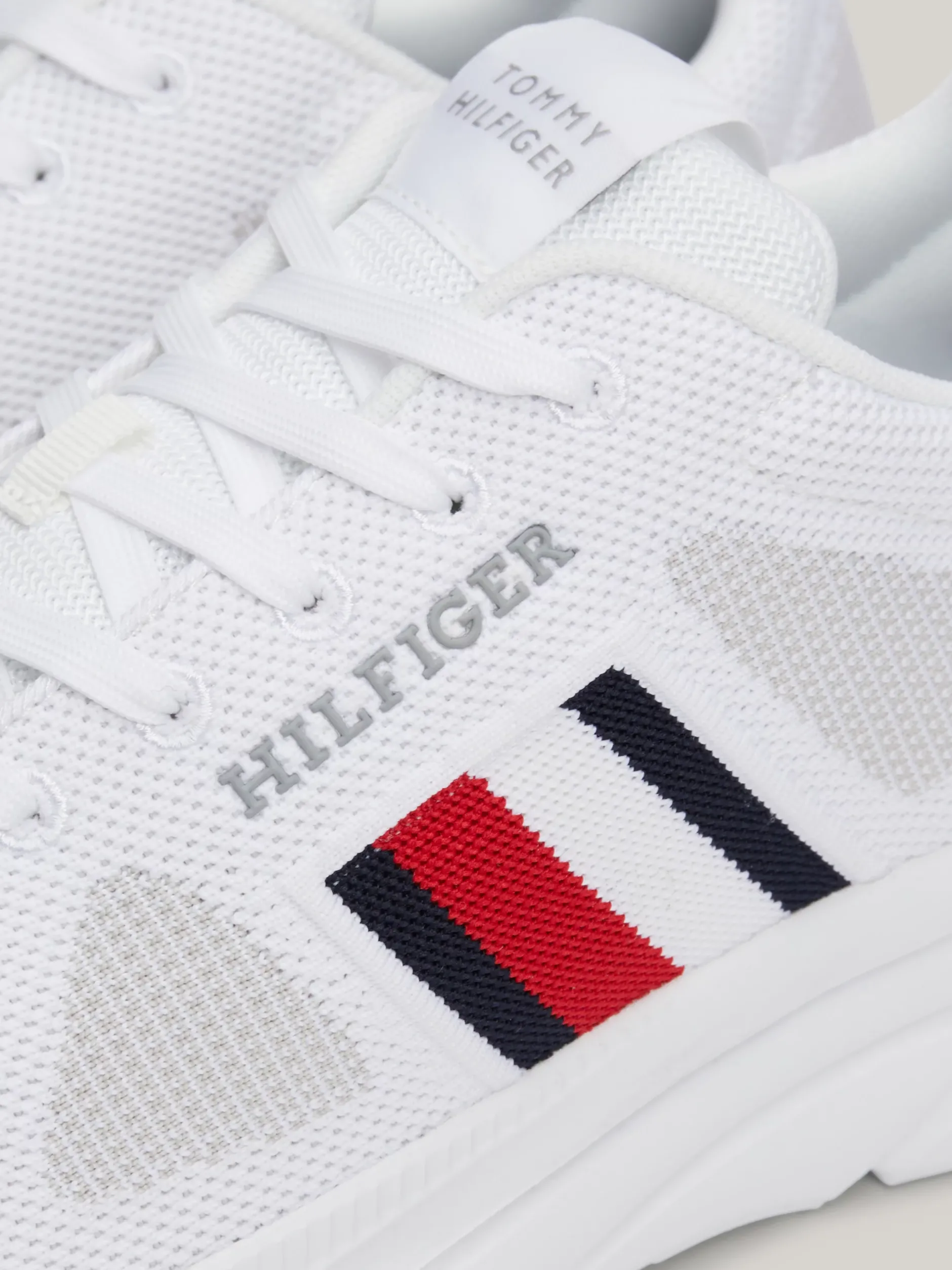 White Trainers|Sneakersy*Tommy Hilfiger Buty Sportowe Typu Runner WHITE