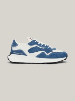 Sneakersy*Tommy Hilfiger Buty Sportowe W Stylu Retro Z ową Cholewką DENIM