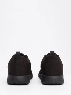 Sneakersy*Tommy Hilfiger Buty Sportowe Z Dzianinową Cholewką BLACK