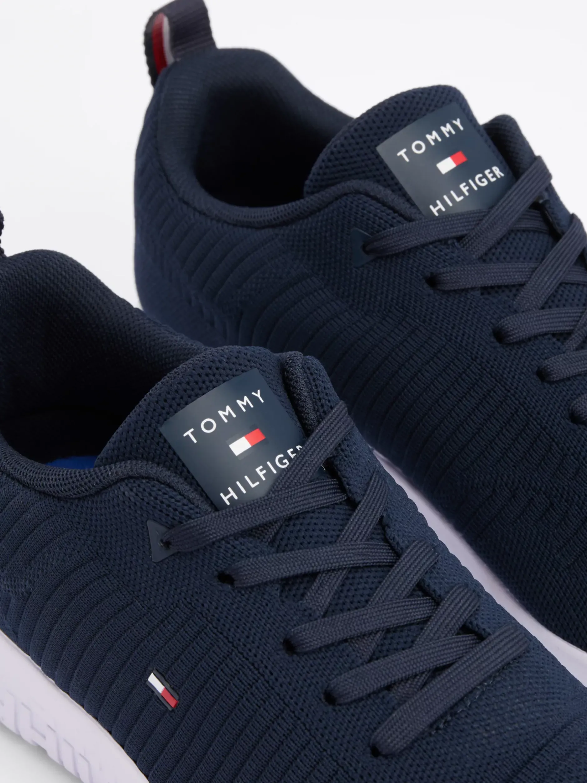 Sneakersy*Tommy Hilfiger Buty Sportowe Z Dzianinową Cholewką DESERT SKY