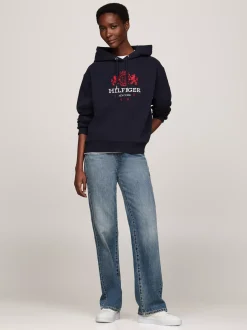 Sneakersy*Tommy Hilfiger Buty Sportowe Z Emaliowaną Flagą ANCIENT WHITE/HERITAGE PINK