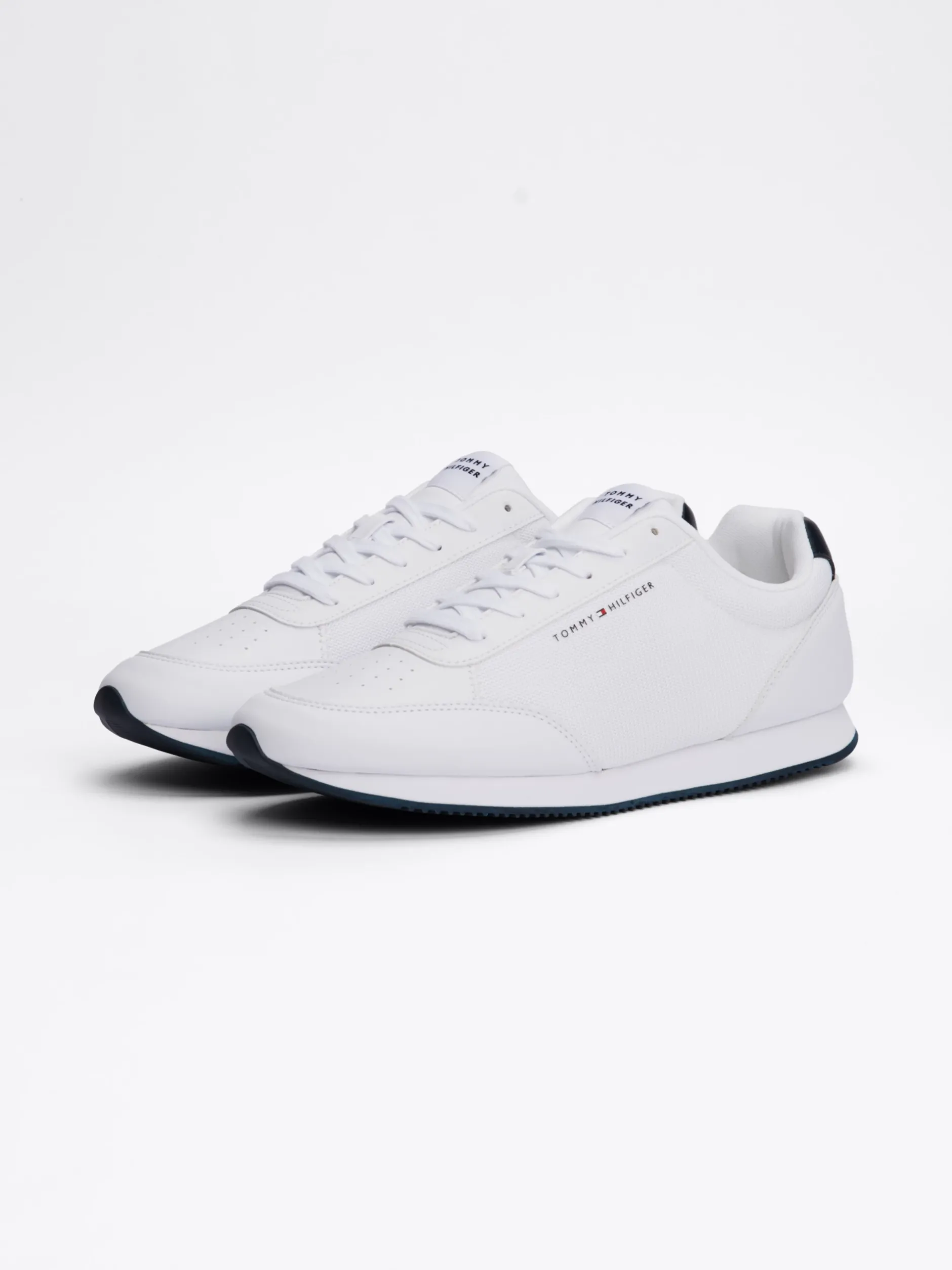White Trainers|Sneakersy*Tommy Hilfiger Buty Sportowe Z Flagą WHITE
