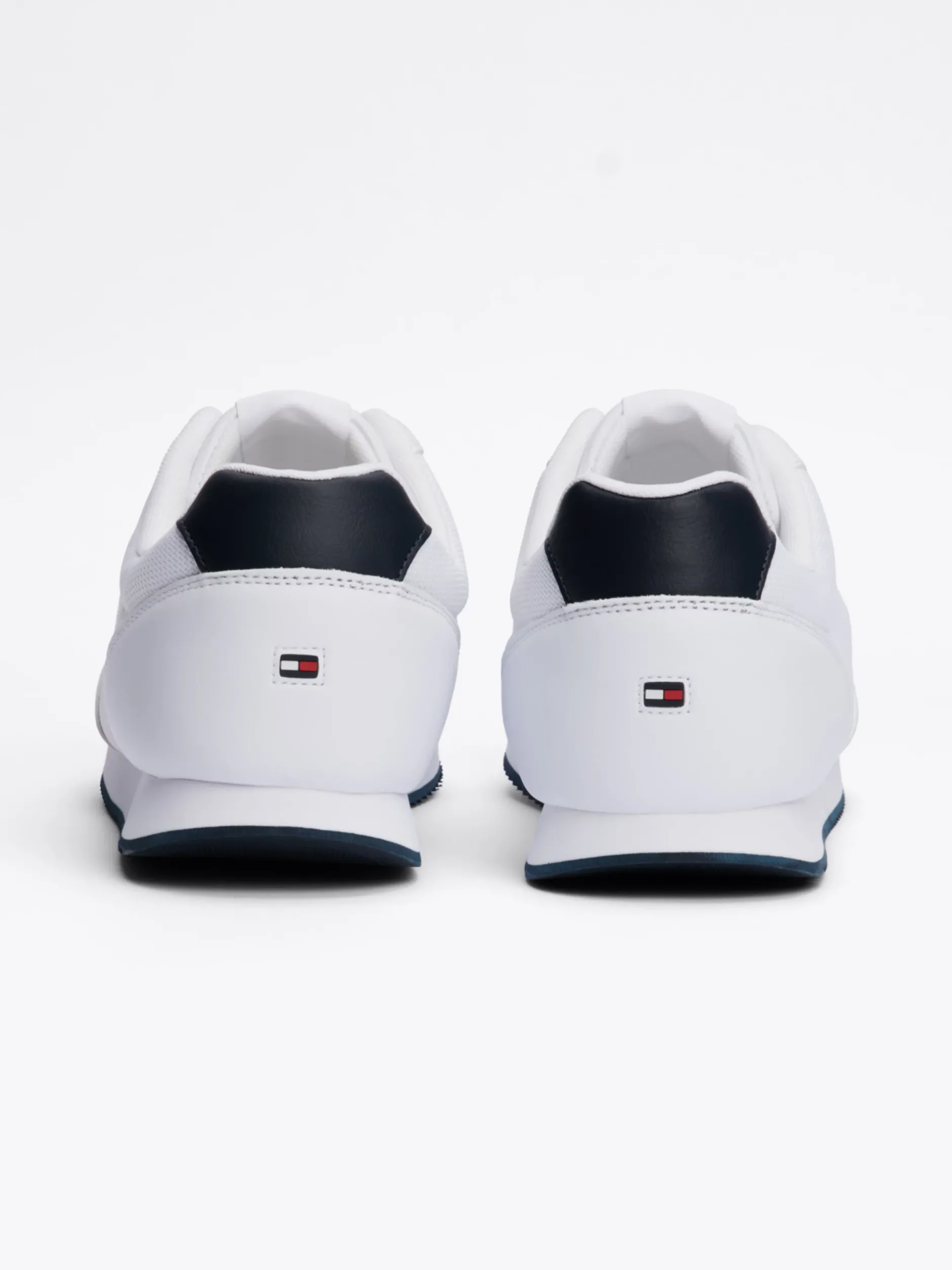 White Trainers|Sneakersy*Tommy Hilfiger Buty Sportowe Z Flagą WHITE