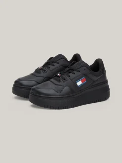 Sneakersy*Tommy Hilfiger Buty Sportowe Z Kolekcji Essential TRIPLE BLACK