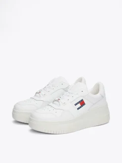 Sneakersy*Tommy Hilfiger Buty Sportowe Z Kolekcji Essential WHITE