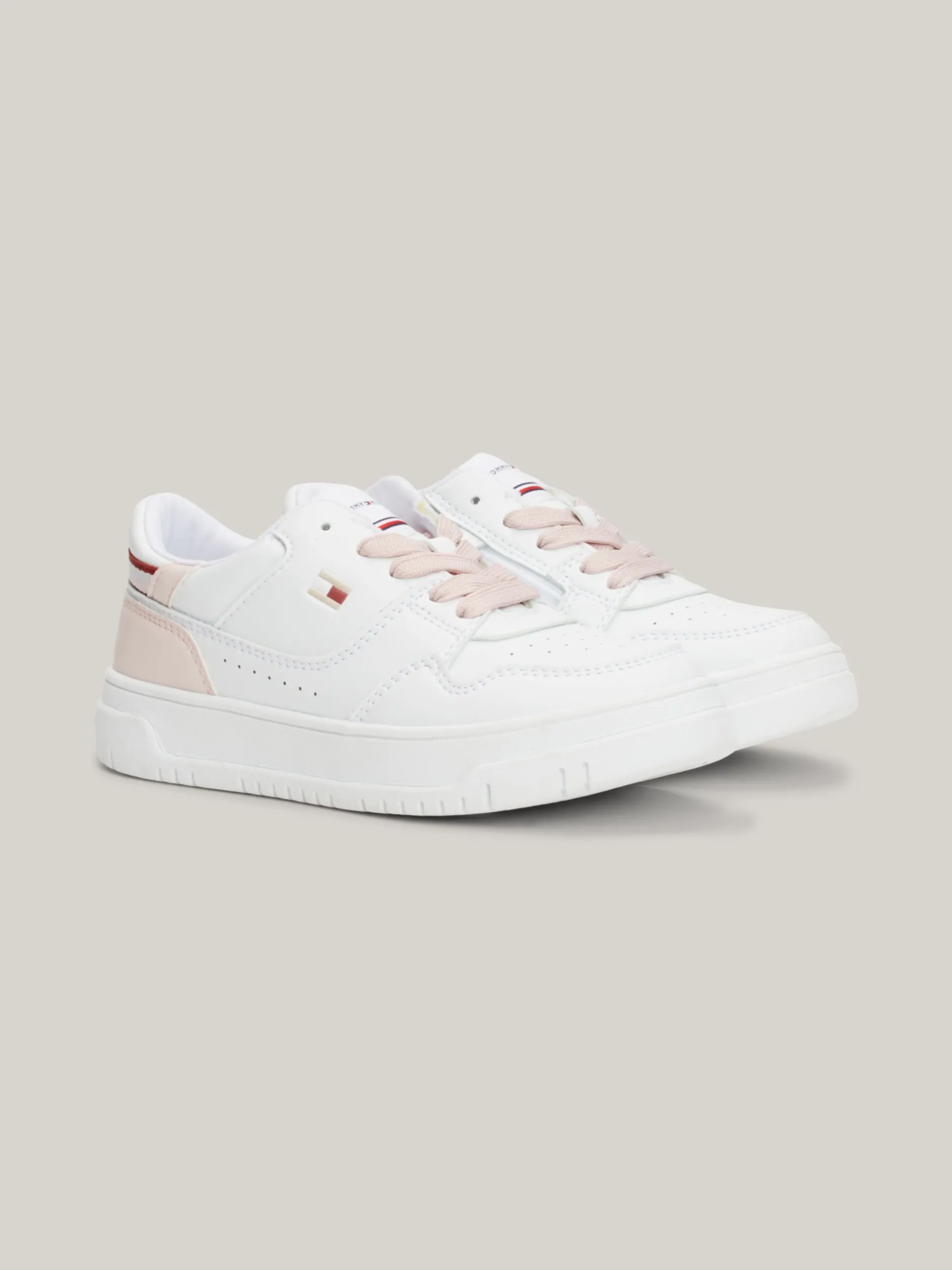 Obuwie I Akcesoria*Tommy Hilfiger Buty Sportowe Z Kolorowym Wzorem WHITE/PINK