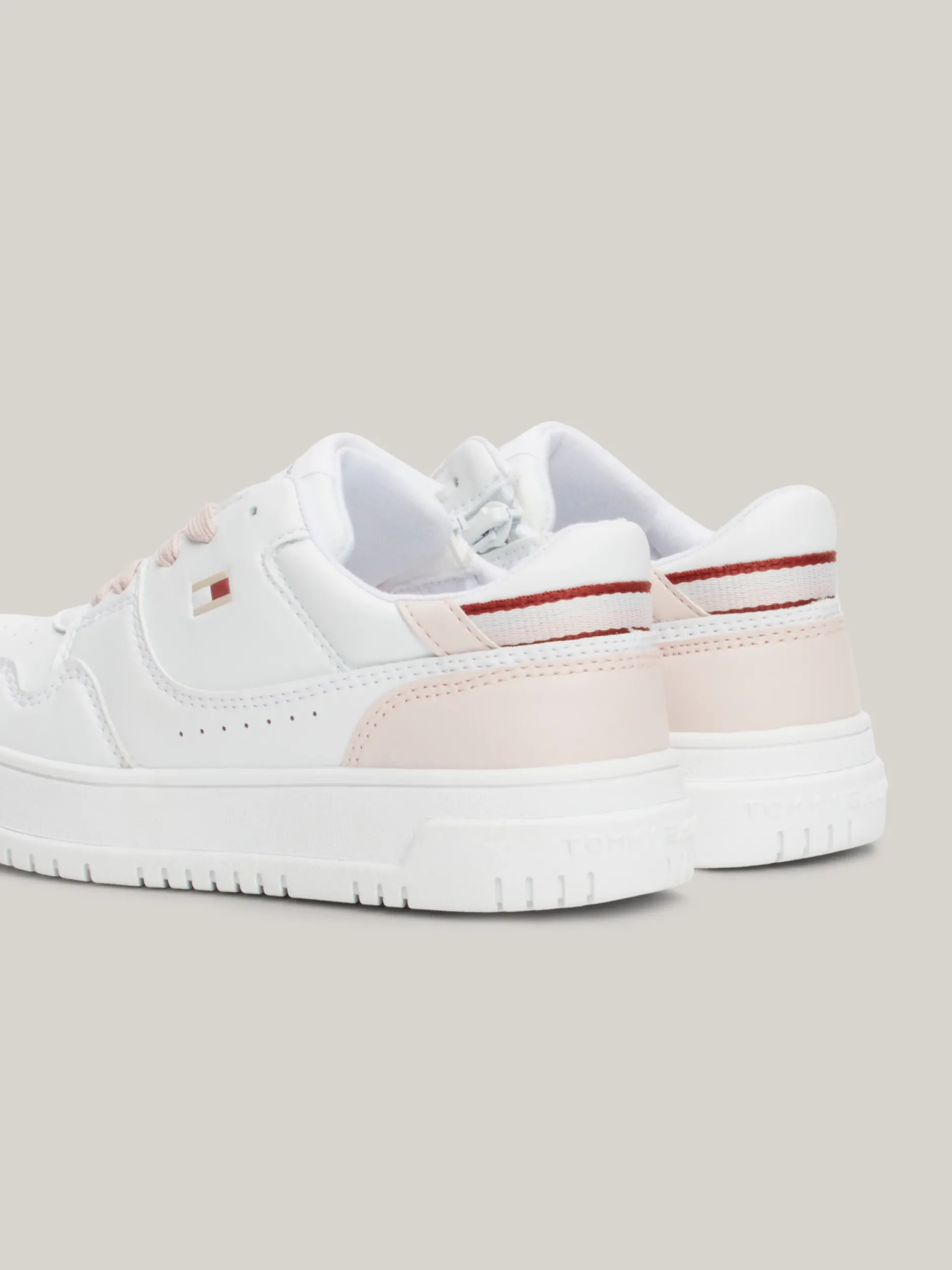 Obuwie I Akcesoria*Tommy Hilfiger Buty Sportowe Z Kolorowym Wzorem WHITE/PINK
