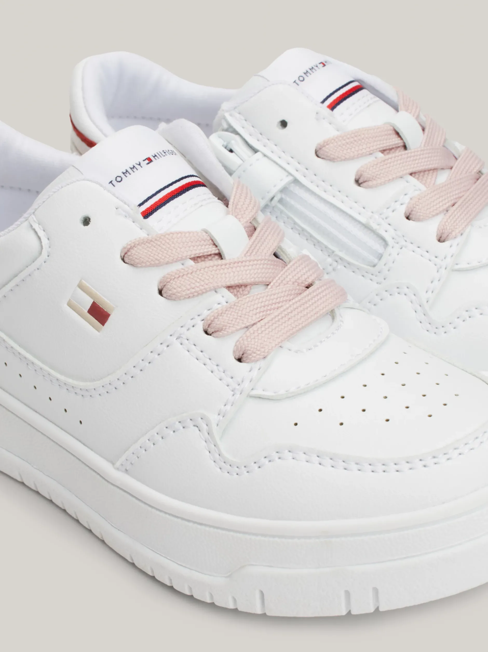 Obuwie I Akcesoria*Tommy Hilfiger Buty Sportowe Z Kolorowym Wzorem WHITE/PINK